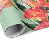 Naadloos bloempatroon in Victoriaans stijl. Bouque Cadeaupapier (Rol Hoek)