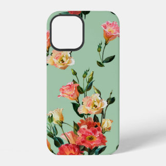 Naadloos bloempatroon in Victoriaans stijl. Bouque iPhone 12 Hoesje