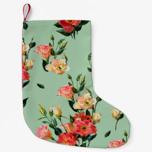 Naadloos bloempatroon in Victoriaans stijl. Bouque Kleine Kerstsok