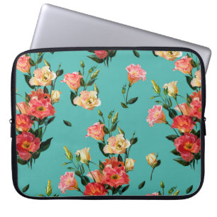 Naadloos bloempatroon in Victoriaans stijl. Bouque Laptop Sleeve