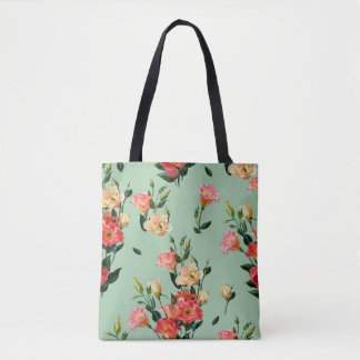 Naadloos bloempatroon in Victoriaans stijl. Bouque Tote Bag