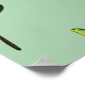 Naadloos bloempatroon in victoriaanse stijl. Boeke Poster (Hoek)