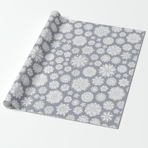 Naadloos bloempatroon, lente/zomer ba cadeaupapier
