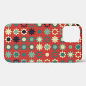Naadloos bloempatroon met gekleurde elementen vi Case-Mate iPhone case (Achterkant (horizontaal))