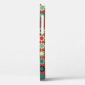 Naadloos bloempatroon met gekleurde elementen vi Case-Mate iPhone case (Achterkant / Links)