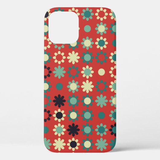 Naadloos bloempatroon met gekleurde elementen vi Case-Mate iPhone case (Achterkant)