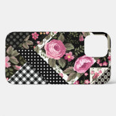 naadloos bloempatroon met geometrische vormgeving Case-Mate iPhone case (Achterkant (horizontaal))