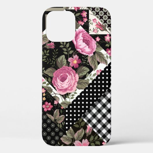 naadloos bloempatroon met geometrische vormgeving Case-Mate iPhone case (Achterkant)
