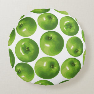 Naadloos  bloempatroon met grote zonnebloem rond kussen