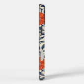 Naadloos bloempatroon met levendig oranje bloem Case-Mate iPhone case (Achterkant / Rechts)