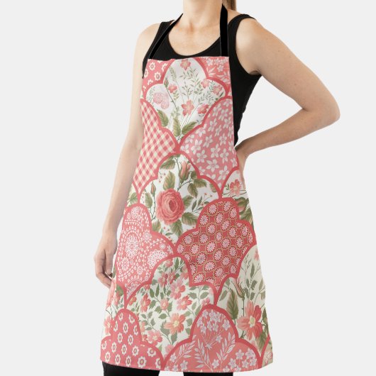 naadloos bloempatroon met rozen in pa schort (Insitu)