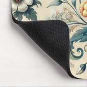 Naadloos bloempatroon ontwerp gemaakt door muismat (Hoek)