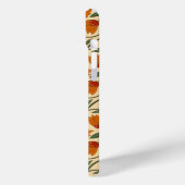 Naadloos bloempatroon op beige achtergrond Case-Mate iPhone case (Achterkant / Links)
