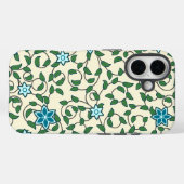 Naadloos bloempatroon op beige achtergrond Case-Mate iPhone case (Achterkant (horizontaal))