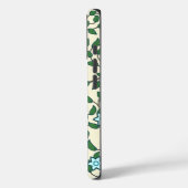 Naadloos bloempatroon op beige achtergrond Case-Mate iPhone case (Achterkant / Links)