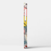 Naadloos bloempatroon op de achtergrond, vlak Case-Mate iPhone case (Achterkant / Links)