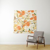 Naadloos  bloempatroon. Schema Wandkleed (In Situ (horizontaal))