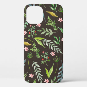 Naadloos bloempatroon. Waterverf hand getrokken Case-Mate iPhone Case