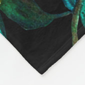 Naadloos bloempatroon. Witte en roze lelie op een Fleece Deken (Hoek)