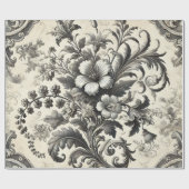  naadloos botanisch bloemmotief cadeaupapier (Vlak)