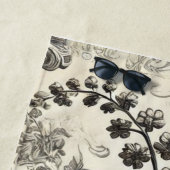  naadloos botanisch bloemmotief strandlaken (In situ)