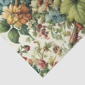 Naadloos botanisch bloemmotief tissuepapier (Detail)