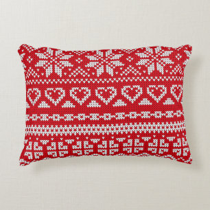 Naadloos breipatroon Noorwegen feestartikel Accent Kussen