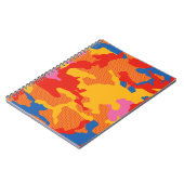 Naadloos camouflage achtergrondpatroon. Naadloze c Notitieboek (Linkerzijde)