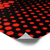 Naadloos camouflagepatroon. Digitale stip herhalen Poster (Hoek)