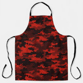 Naadloos camouflagepatroon. Digitale stip herhalen Schort (Voorkant)