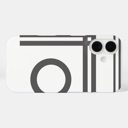 Naadloos Case-Mate iPhone Case (Achterkant (horizontaal))