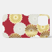 Naadloos chrysanthemumpatroon in de Japanse tra Case-Mate iPhone Case (Achterkant (horizontaal))