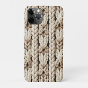 Naadloos Chunky Kabel Breipatroon Case-Mate iPhone Case