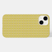 Naadloos citroenpatroon Case-Mate iPhone case (Achterkant (horizontaal))