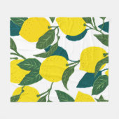 Naadloos citruspatroon.  met de hand getrokken wal fleece deken (Voorkant (Horizontaal))