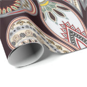Naadloos continu helder patroon met  paisley cadeaupapier (Rol Hoek)