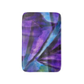 naadloos cubisme paars, blauw abstract kunstwerk badmat (Voorkant Verticaal)