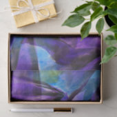 naadloos cubisme paars, blauw abstract kunstwerk tissuepapier (Geschenk)