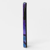 naadloos cubisme paars, blauw abstracte kunst Case-Mate iPhone case (Achterkant/links)