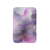 naadloos cubisme paarse abstracte kunst badmat (Voorkant Verticaal)