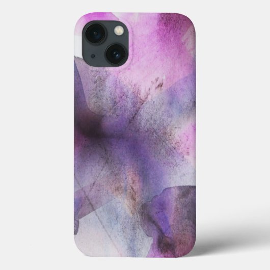 naadloos cubisme paarse abstracte kunst Case-Mate iPhone case (Achterkant)