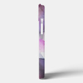 naadloos cubisme paarse abstracte kunst Case-Mate iPhone case (Achterkant / Links)
