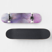 naadloos cubisme paarse abstracte kunst persoonlijk skateboard (Horizontaal)