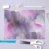 naadloos cubisme paarse abstracte kunst tissuepapier (Craft)