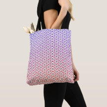 Naadloos cute patroon Tote tas