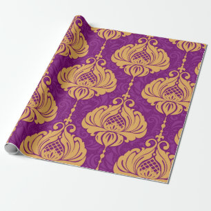  naadloos damesversieringspatroon cadeaupapier