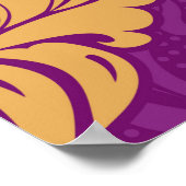 naadloos damesversieringspatroon poster (Hoek)