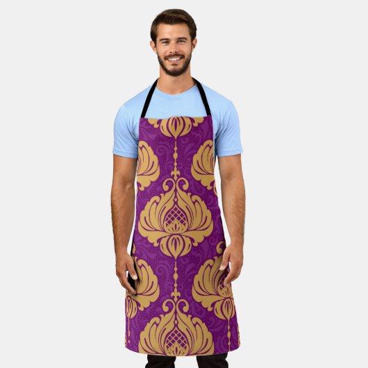  naadloos damesversieringspatroon schort (Gedragen)