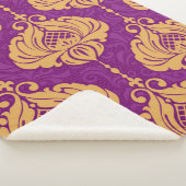 naadloos damesversieringspatroon sherpa deken (3/4)