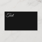 Naadloos de liefde zwart wit patroon h van de visitekaartje (Achterkant)